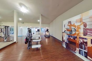 Gym at Princeton Court Apartments, Dallas, TX